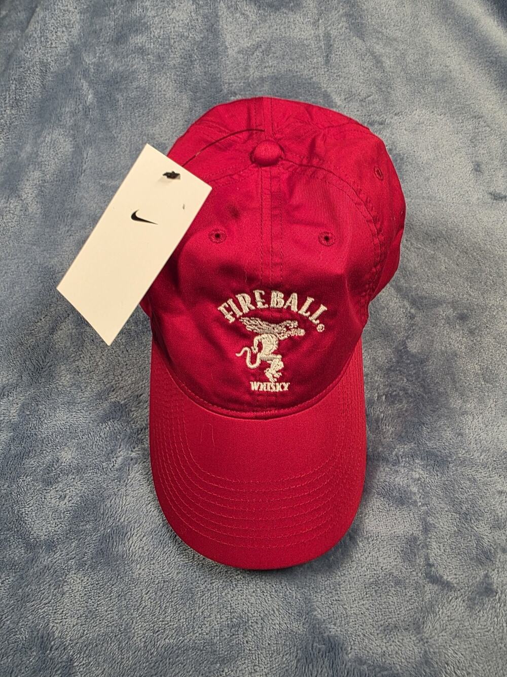 Nike Heritage 86 Dri-FIT Fireball Whisky Red Adjustable Strapback Hat Cap